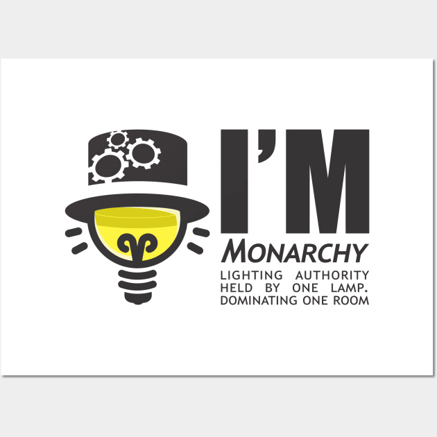 Monarchy Bulb Lighting Authority Wall Art by Monarchy Happy Market